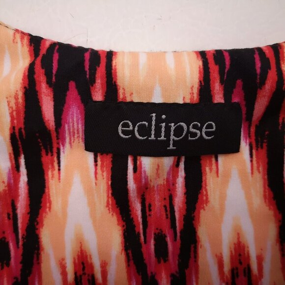 2 / $30.00 - Eclipse Ladies Size Medium Multi Colored Longer Tank Top - Picture 3 of 8